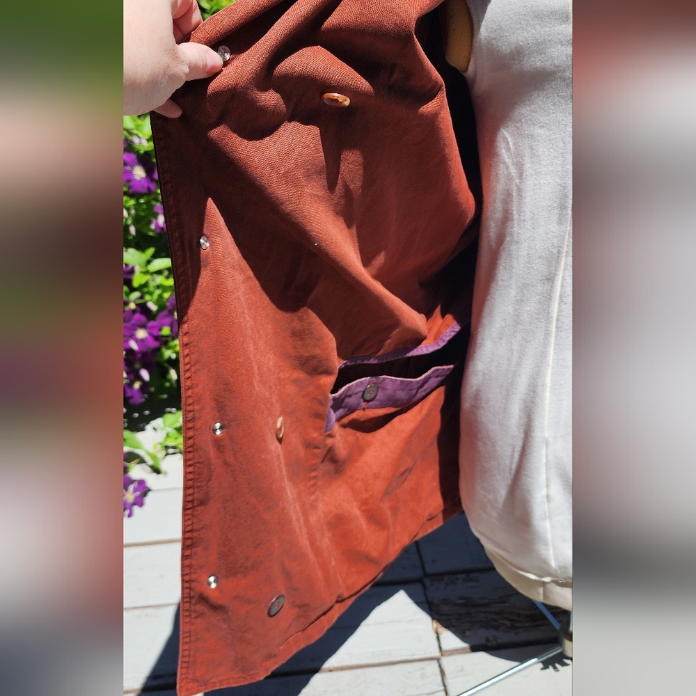 Timberland Utility/ Barn Jacket Leather Collar - image 5